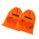 Aluminum Laminated Food Saver Bag Adjustable Closure-Orange 1