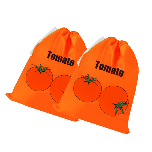 Aluminum Laminated Food Saver Bag Adjustable Closure-Orange