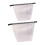 Quick Access Gym Bag Set with Wet Dry Separation for-White 1