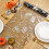 Skeleton Design Mesh Table Cover Holiday Celebration-Black 5
