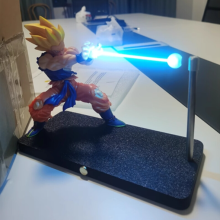 Anime characters Dragon Ball Son Goku Kakarotto model Kamehameha night light ornaments children's toys birthday gift
