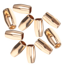 Metal Buckle Cord Locks 10 Pieces For Drawstrings Shoelaces Belts DIY Projects Golden 1.60X0.70X0.70CM