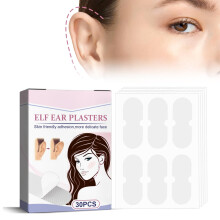 Cosmetic Ear Corrector, Ear Corrector, Pack of 30 SelfAdhesive Elf Ear Patches, Concealed Cosmetic Ear Corrector for Protruding Ears