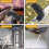 Adjustable Gutter Brush Set with Extension Rod Efficient Leaf 2