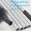 Adjustable Gutter Brush Set with Extension Rod Efficient Leaf 4