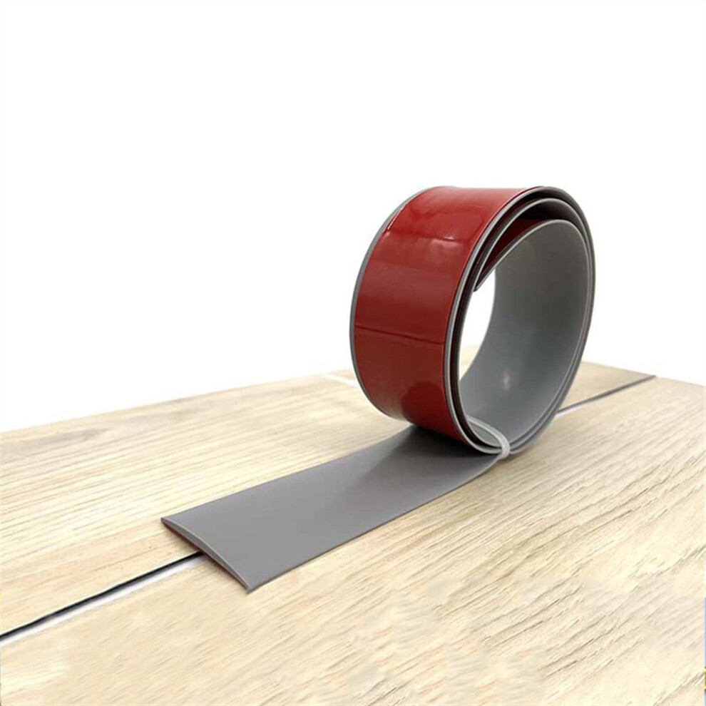 Floor Cover Strips Self Adhesive Floor Transitions For Joining Floor Gaps Grey 5M X 5Cm Laminate And Vinyl Compatible 9199774887083