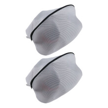 Foldable Polyester Shoe Protectors Bag For-Black zipper black p