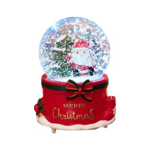 Christmas Themed-Santa Claus Kraft Bo Large automatic snow