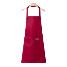 Waterdichte schort Verstelbare knop Oliebestendig Keuken-Rood