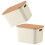 Sealed Lid Cream Storage Bin Stackable System For-Medium size 1