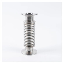 51mm Pipe OD x 2' Tri Clamp Soft Tube 304 Stainless Steel Flexible Bellows Length 500mm Tri Clamp Connection