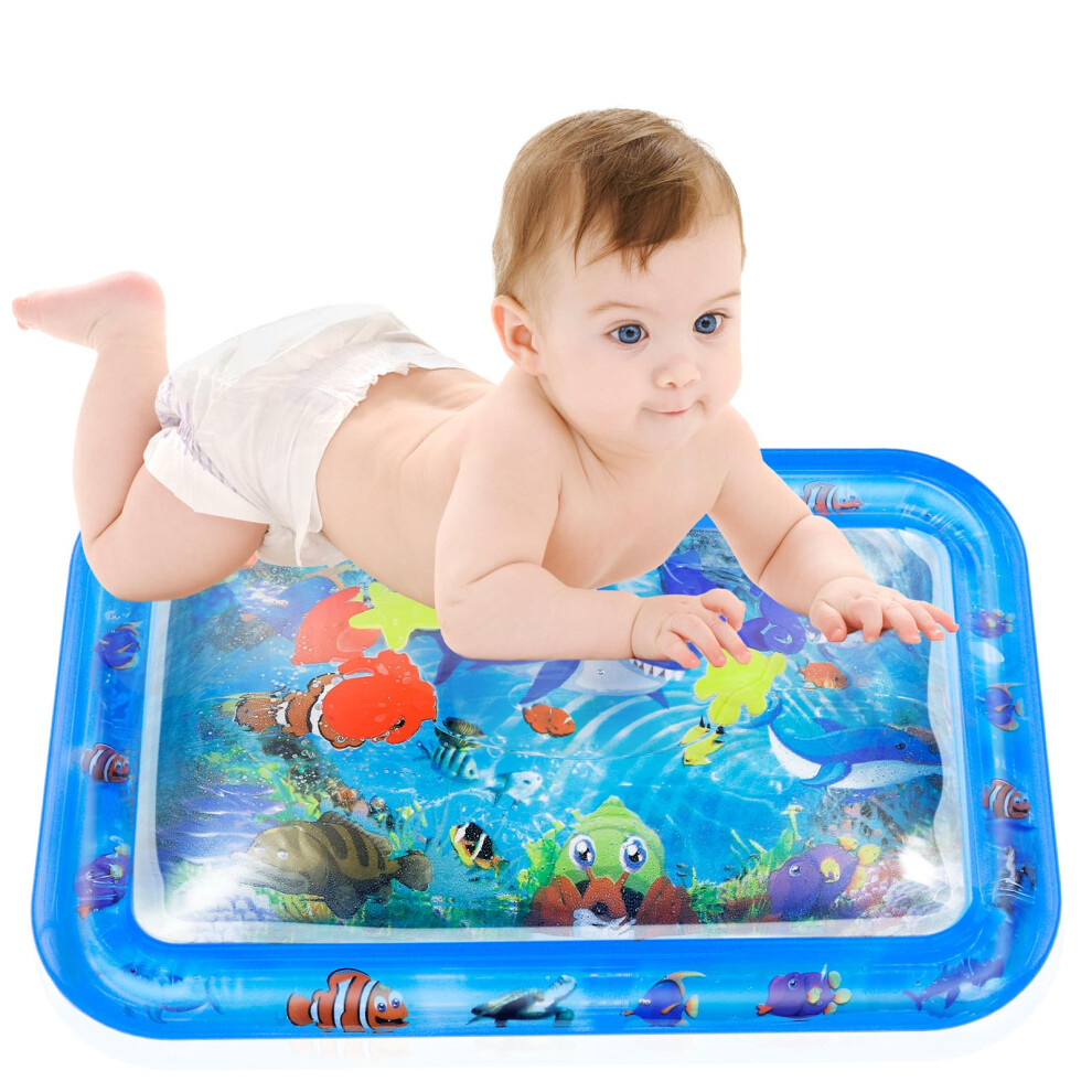 Water Mat BPA   Inflatable Tummy Time Mat Toy for Baby, 66 x 50 cm