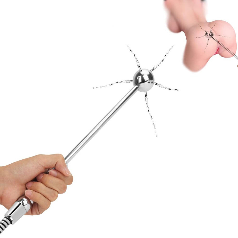 Metal Shower  Enema Shower Made of Aluminium Alloy for Anal and Vaginal