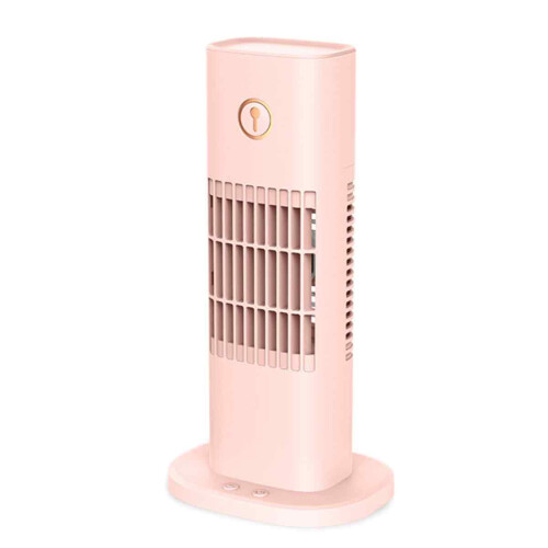 Personal Air Cooling Tower Fan, Personal Cooling Fan Small Quiet USB Table Fan, Versatile Usage Compact Design USB Spray Feature, Humidifier Function