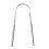 Silver Ushaped Tongue Scraper for Fresh Breath 1