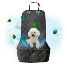 Quilted Dog Seat Protector, Universal Fit Pet Car Cover for Summer Car Pet Ice Mat - Waterproof Front Seat Dog Cover with Non-Slip Backing for Cars, T