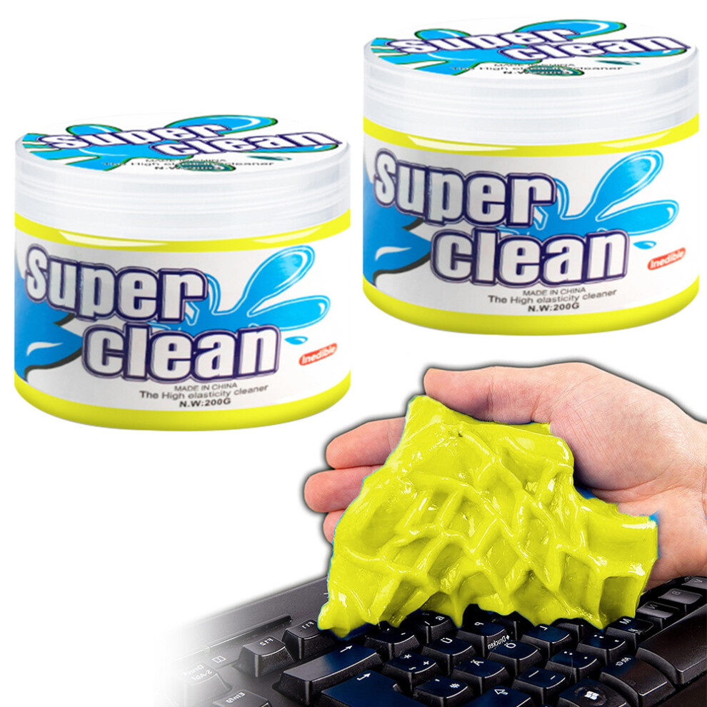 Keyboard Cleaner, 2 Pack Universal Dust Cleaning Gel For Electronics 9468298480958