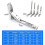 Multipurpose Folding Shelf Brackets, Heavy Duty Stainless Steel For Space-saving Mounts (2 Pcs) 6