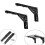 Multipurpose Folding Shelf Brackets, Heavy Duty Stainless Steel For Space-saving Mounts (2 Pcs) 5
