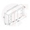 Sideboard 164cm Eden - Oak & White Gloss Doors and LED Lights 8