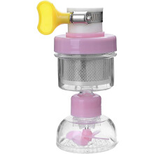 Accesorio para grifo con cabezal de ducha ajustable 360 y filtro, diseñado para proporcionar agua más limpia y ahorrar agua, ideal para cocina y