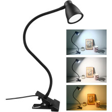 Lampa Deisce Muineál Gé Solúbtha 360, Solas Léitheoireachta Cumhachtaithe ag USB 5w Le Lascaire Múchta Uathoibríoch Don Oifig Agus Sa Bhaile,