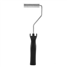 Aluminum Alloy Bubble Paddle, Bubble Roller Tool with Reinforced ABS Handle for Fiberglass Work, Professional Bubble Paddle Tool for Resin Compaction