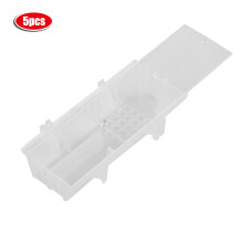 Équipement pour oiseaux de compagnie, mangeoire automatique, coupelles d'élevage pour abeilles, lot de 5, en plastique non toxique et sans danger