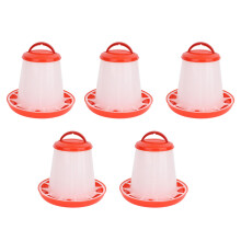 Baby Chicks Feeder, Poultry Feeding Containers with Long Service Life, Automatic Feeding System for Durable Polypropylene Feeders, Easy to See