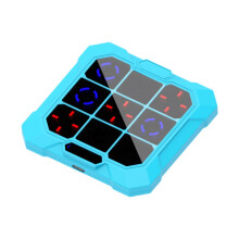 Handheld Puzzle Brain Training Gift Compact Car Ride Learning Toy Electronic for Kids Birthday Presents, Blue