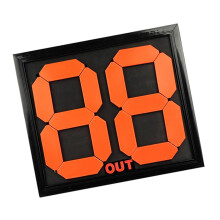 4 Digits Football Soccer Manual Substitution Board Double Sided 4 Digit Number Cards Players Plate