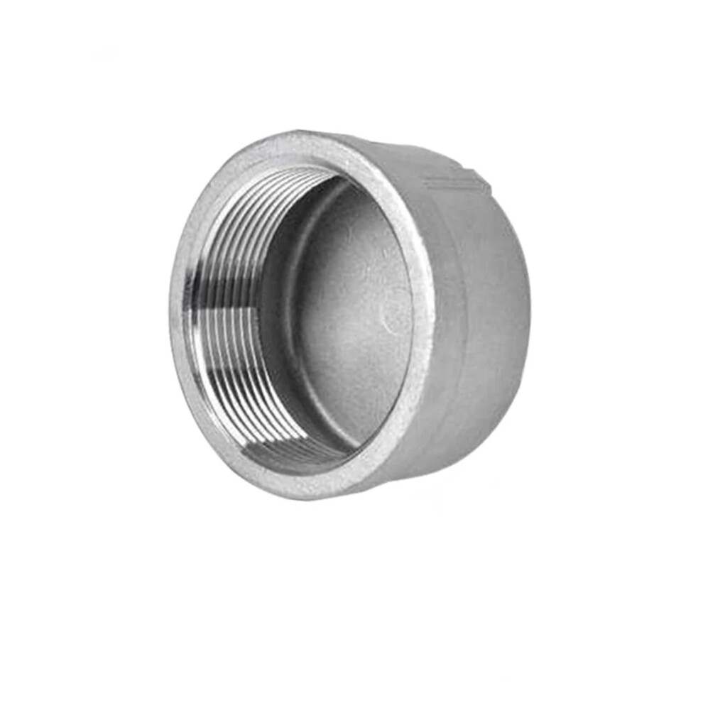 Stainless Steel Pipe Fitting Npt Bspt Female Round End Cap 201 304 316 Pressure 9365049929875
