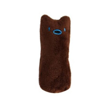Teeth Grinding Catnip Toy Funny Interactive Plush Cat Toy Pet Kitten Chewing Sound Toy Claw Thumb Biting Cat Mint (2)