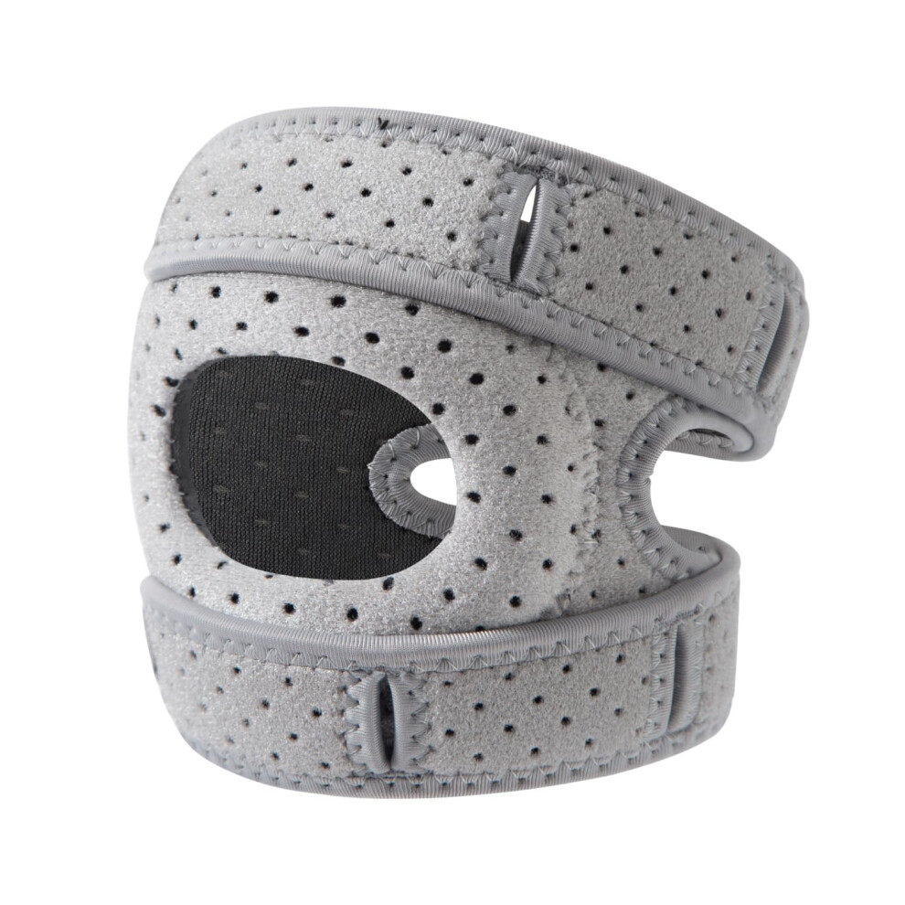 Knee Brace Unisex Adjustable Support With Side Stabilizers Patella Knee Brace With Gel Pads For Running And Workout