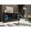 Sideboard 164cm Eden - Black with Gloss Doors 2