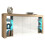 Sideboard 164cm Eden - Oak & White Gloss Doors 4