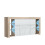 Sideboard 164cm Eden - Oak & White Gloss Doors 7