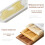 Selfadhesive foam baseboard strip, White, 0.77m x 8cm x 5.5mm 3