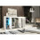 Sideboard 164cm Eden - White with Gloss Doors 4