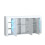 Sideboard 164cm Eden - White with Gloss Doors 11