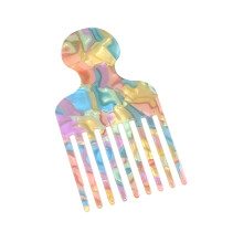 Wide Tooth Comb for Curls  4.72 Inch Afro Curl Comb, Acetate Smooth Detangling Hair Tool For Women And Men