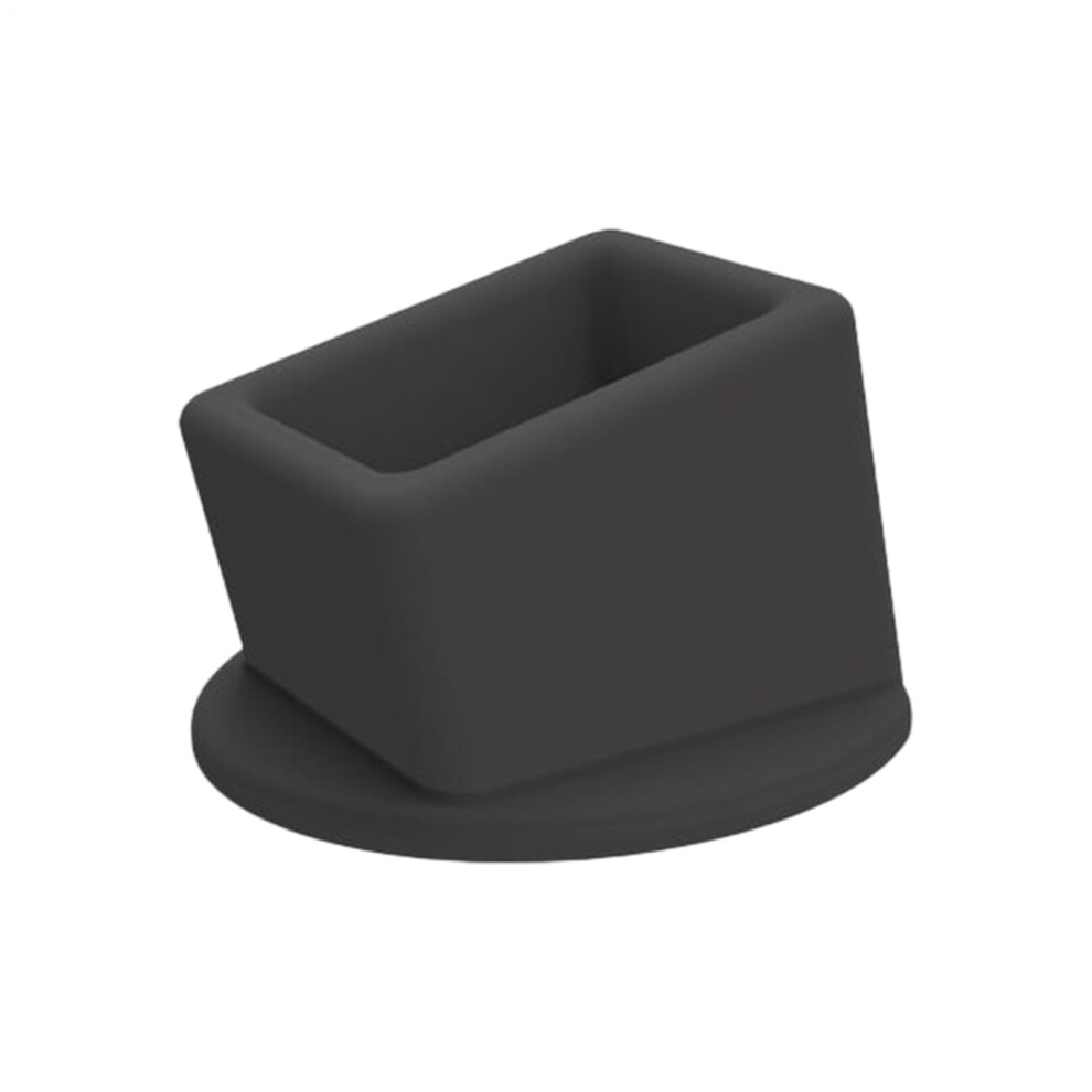 Seat Belt Buckle Holder Rear Seat Buckle Stand Silicone Bracket Upright Receptacle Backseat Clip Kids Elderly Black 9189345055980