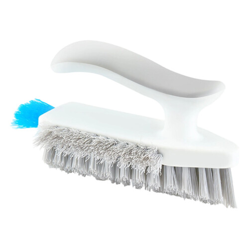 Professional Tile Floor Cleaner Scrubber Brush V-White gray