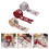 Wide Snowman Ribbon For Creative DIY Holiday Projects-Gray 2