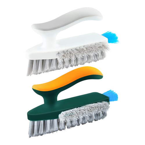 Professional Tile Floor Cleaner Scrubber Brush V-White gray 1