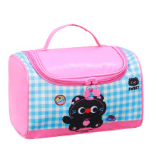 Cute PU Travel Toiletry Bag Spacious Compartments For-A