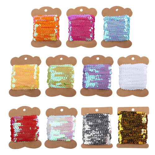 Sturdy Plastic Sequins for Stage Costumes DIY Craft-Light Green 1