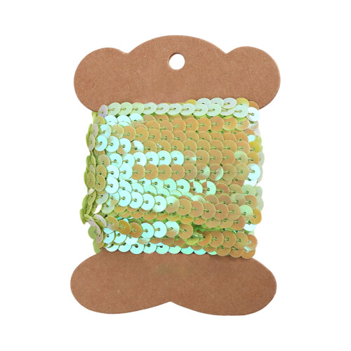 Sturdy Plastic Sequins for Stage Costumes DIY Craft-Light Green