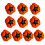 Ensemble de citrouilles en mousse sûre, pour décoration de-S 1