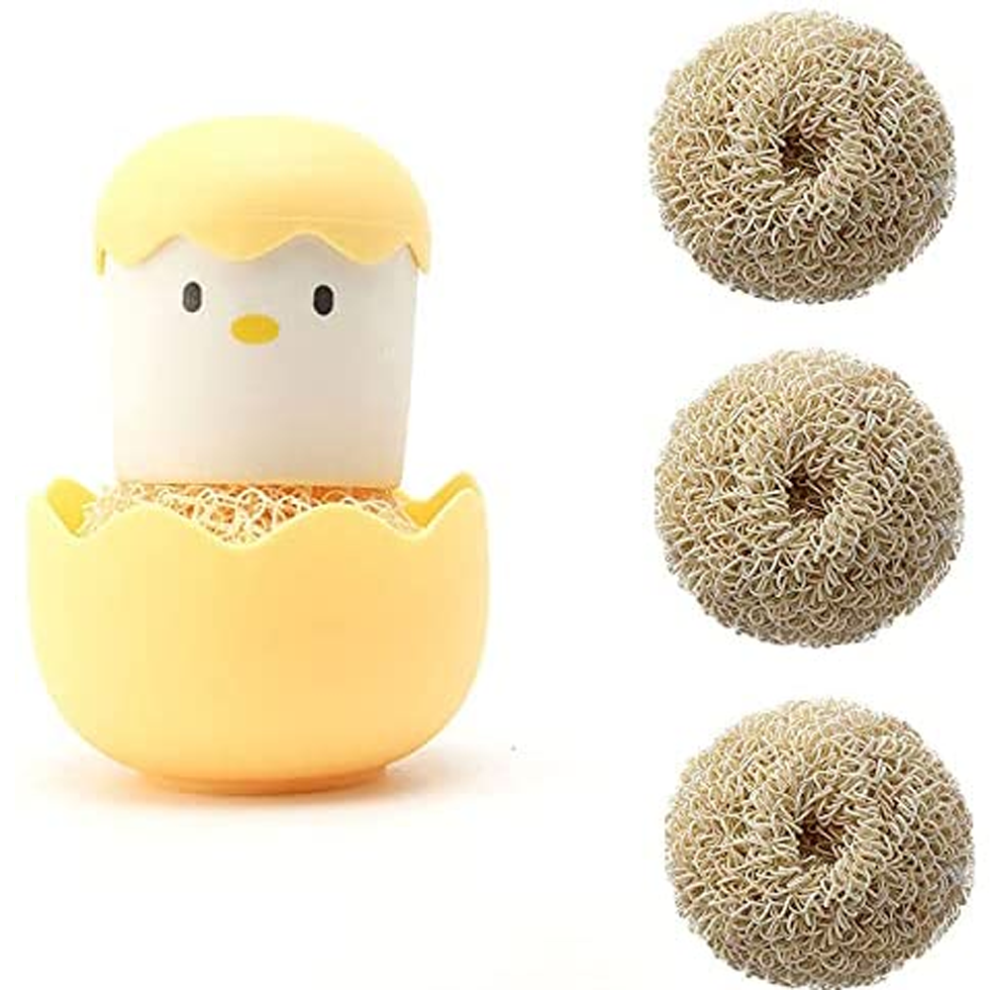 Silicone Brush, Upgraded Egg Brush Cleaner, Non-slip Grip, Wide Application for Eggs of Various Sizes, Gentle Care for Produce, Multipurpose Scrubber-image-OPC-PP6SVCW-NEW